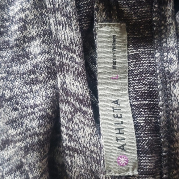 Athleta gray long sleeve backless all sport everywhere top L - Picture 5 of 5